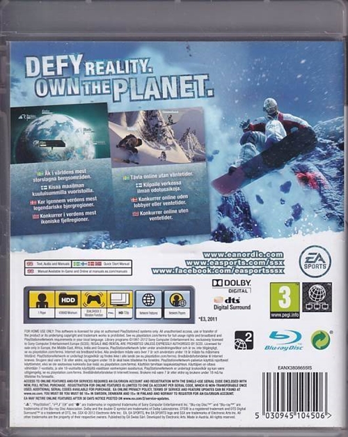 SSX - PS3 (B Grade) (Genbrug)